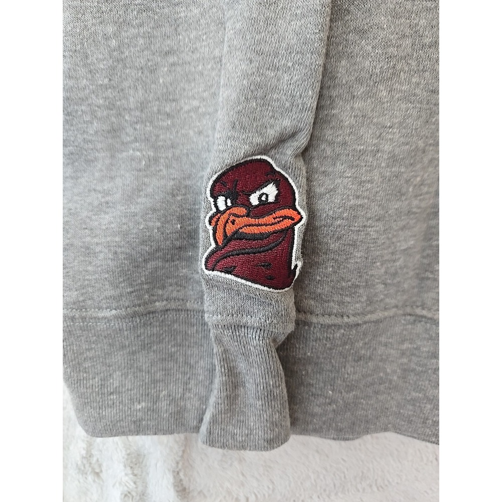 Virginia Tech Hokies 2XL Men's Heathered Grey Full Zip Hoodie NWT *NEW* - Picture 11 of 11